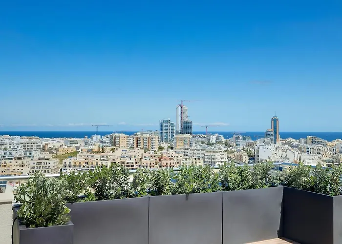 Appartement Luxury Penthouse With Terrace And Views San Ġiljan